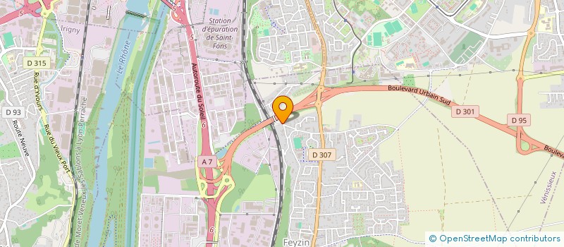 localisation de l'entreprise AVL AUTO  FEYZIN