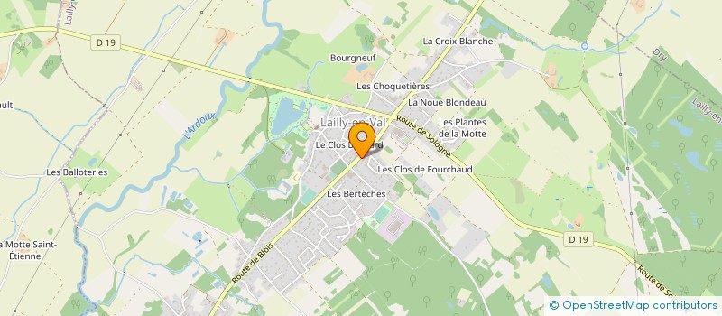 localisation de l'entreprise AVL AUTOMOBILES à LAILLY-EN-VAL