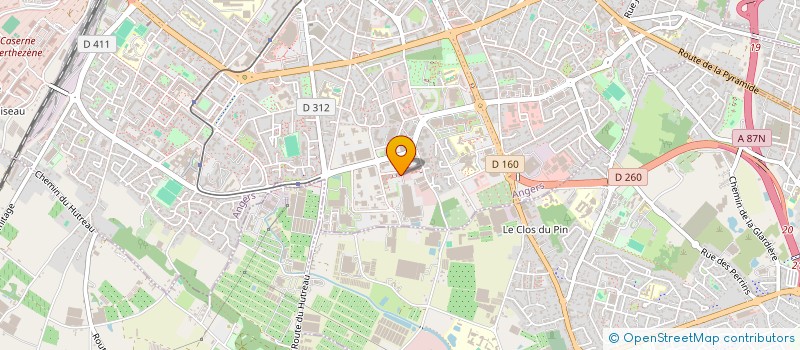 localisation de l'entreprise AVL BENOIST à ANGERS
