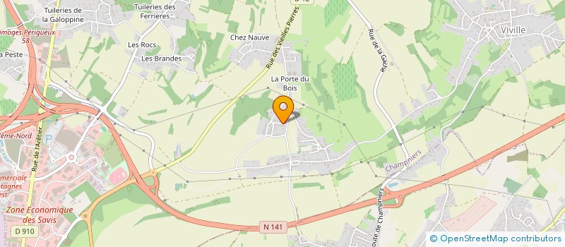 localisation de l'entreprise AVL CHARENTE à CHAMPNIERS