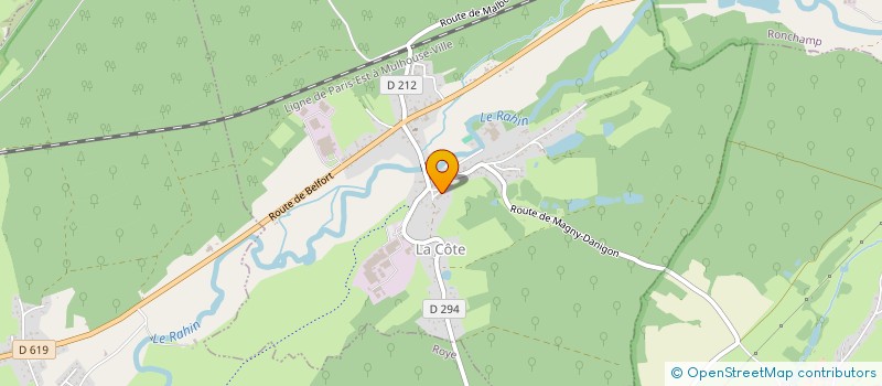 localisation de l'entreprise AVL COMPETITION  LA COTE