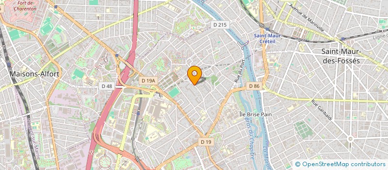 localisation de l'entreprise AVL IMMO à CRETEIL
