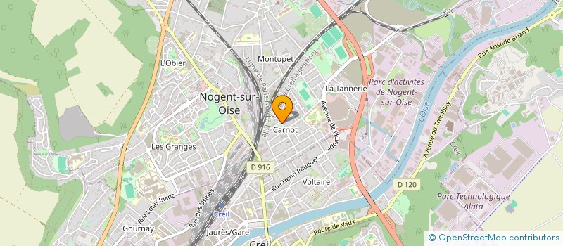 localisation de l'entreprise AVL IMMO  NOGENT-SUR-OISE