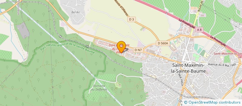 localisation de l'entreprise AVL MAT à SAINT-MAXIMIN-LA-SAINTE-BAUME