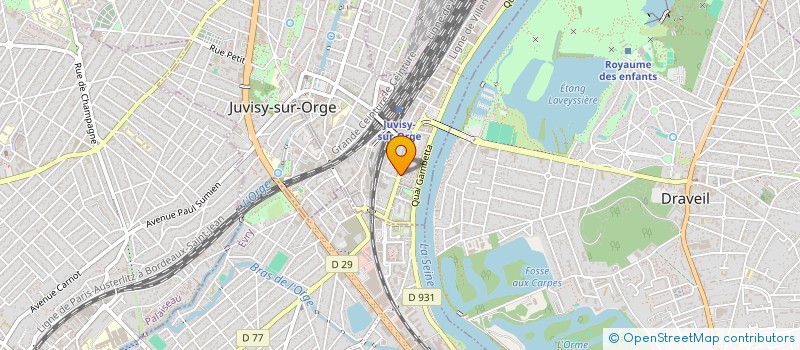 localisation de l'entreprise AVL-SERVICES à JUVISY-SUR-ORGE