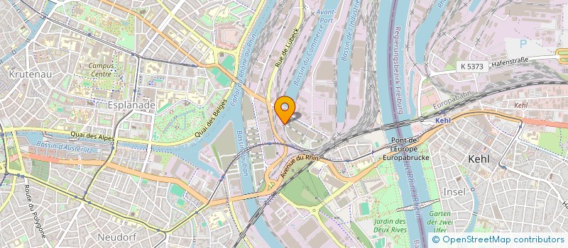 localisation de l'entreprise AVLAB à STRASBOURG