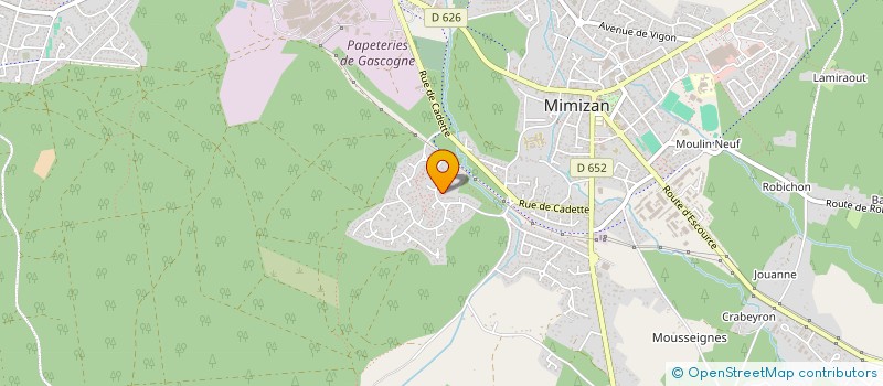 localisation de l'entreprise AVLAND  MIMIZAN