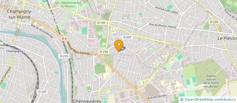 localisation de l'entreprise AVLCARS à CHAMPIGNY-SUR-MARNE