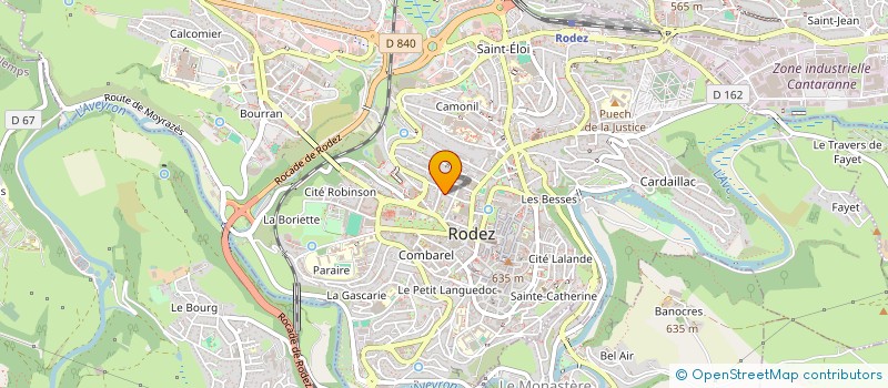 localisation de l'entreprise AVLIMA IMMO  RODEZ