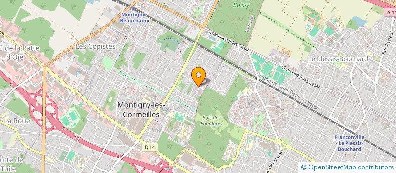 localisation de l'entreprise AVLIS à MONTIGNY-LES-CORMEILLES