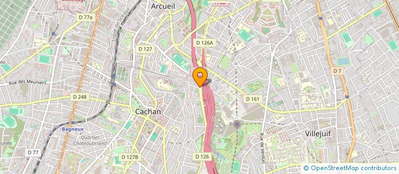 localisation de l'entreprise AVLIS  CACHAN