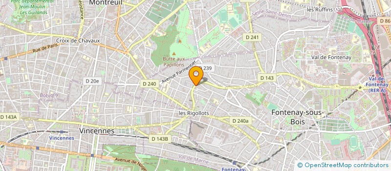 localisation de l'entreprise AVLIS EUROPA TRADE à FONTENAY-SOUS-BOIS