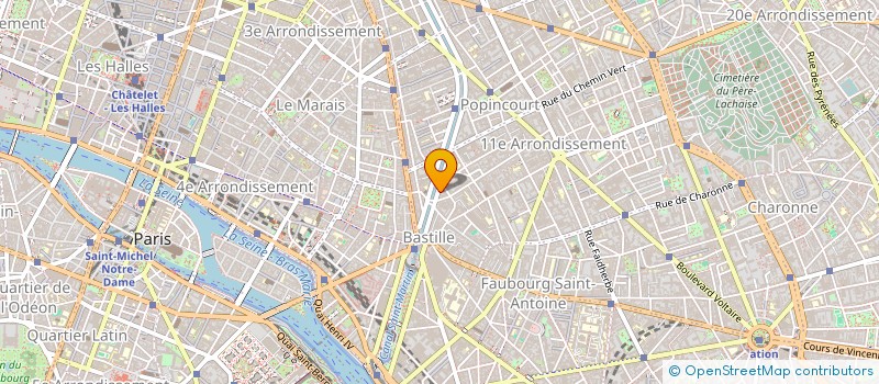 localisation de l'entreprise AVLP IMMOBILIERE  PARIS