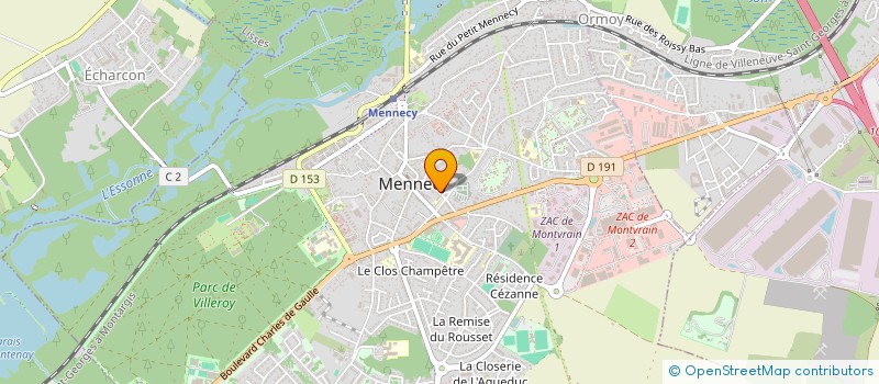 localisation de l'entreprise AVLT à MENNECY
