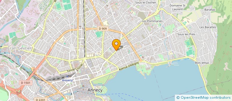 localisation de l'entreprise AVM à ANNECY
