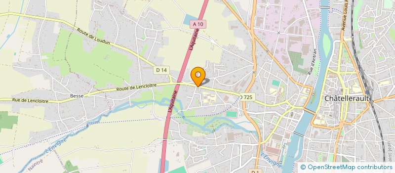 localisation de l'entreprise AVM  CHATELLERAULT