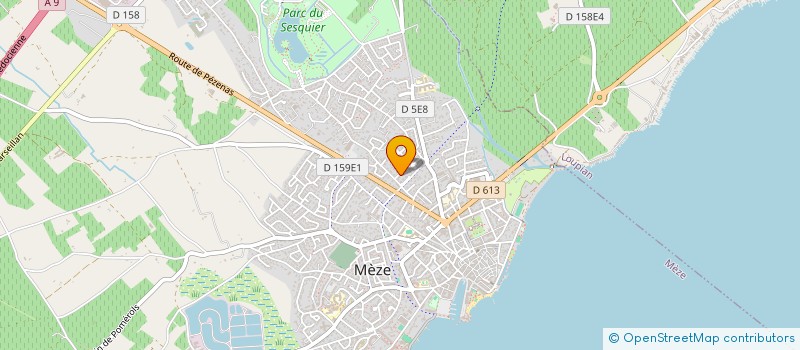 localisation de l'entreprise AVM à MEZE