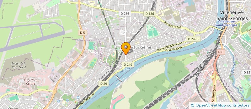 localisation de l'entreprise AVM ANALYSE à ABLON-SUR-SEINE