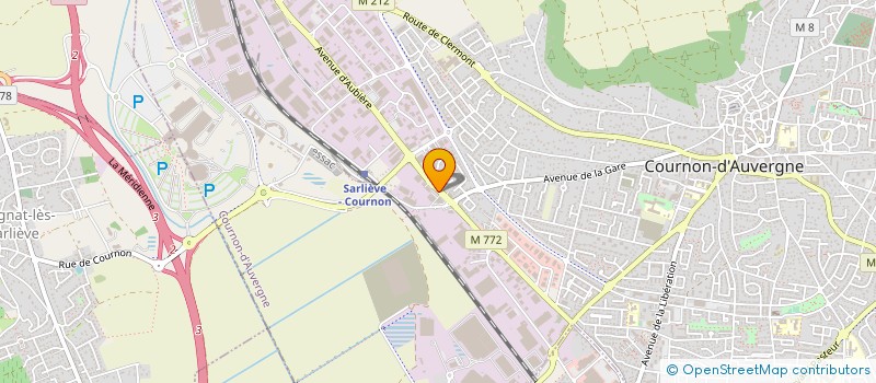 localisation de l'entreprise AVM AUTO  CLERMONT-FERRAND