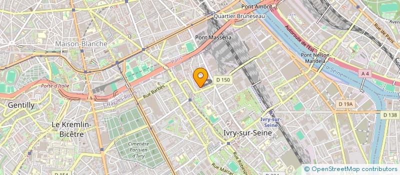 localisation de l'entreprise AVM BTP 94 à IVRY-SUR-SEINE