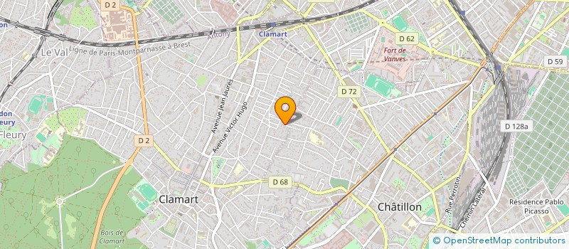 localisation de l'entreprise AVM CONCEPT à CLAMART