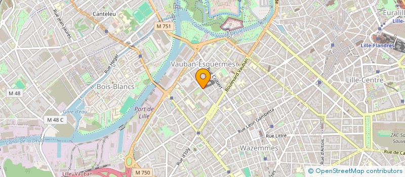 localisation de l'entreprise AVM FLANDRE à LILLE