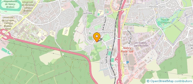 localisation de l'entreprise AVM IMMO  HOUDEMONT