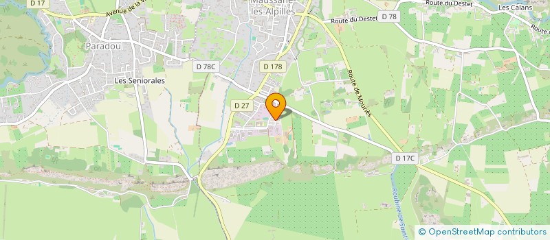 localisation de l'entreprise AVM LOGICIELS  MAUSSANE-LES-ALPILLES