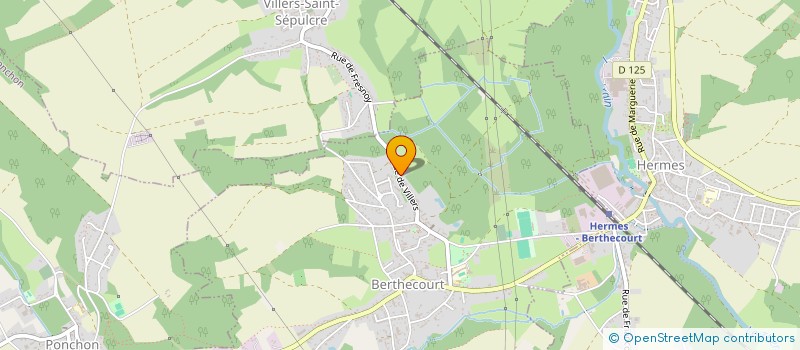 localisation de l'entreprise AVM RENOV  BERTHECOURT