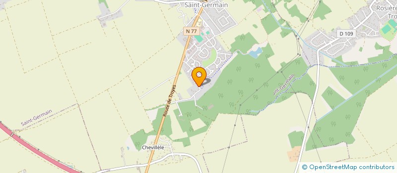 localisation de l'entreprise AVMB  SAINT-GERMAIN