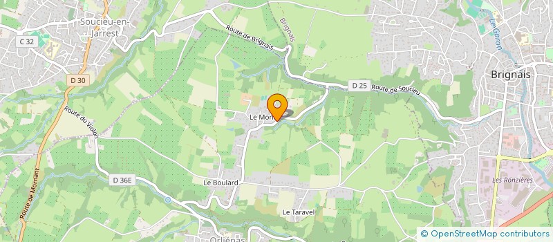 localisation de l'entreprise AVMH  ORLIENAS