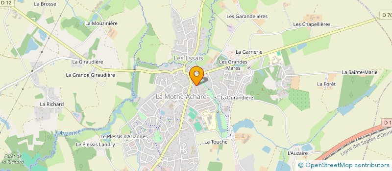 localisation de l'entreprise AVMH  LES ACHARDS