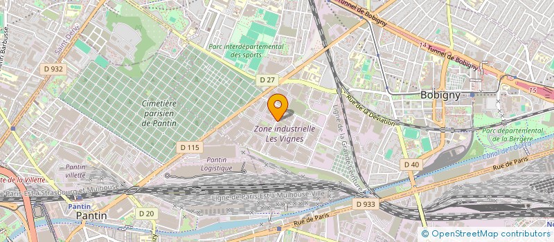 localisation de l'entreprise AVMR  BOBIGNY