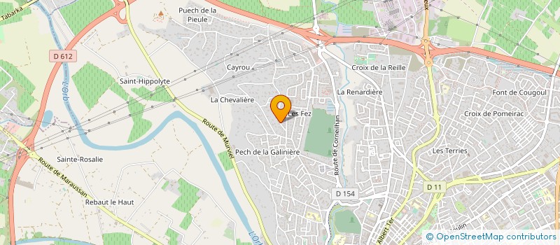 localisation de l'entreprise AVMSB à BEZIERS