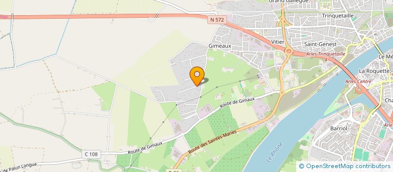 localisation de l'entreprise AVN  ARLES