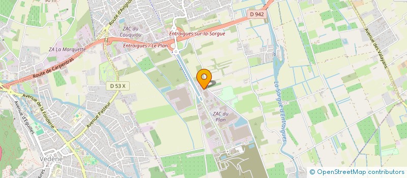localisation de l'entreprise AVN à AVIGNON