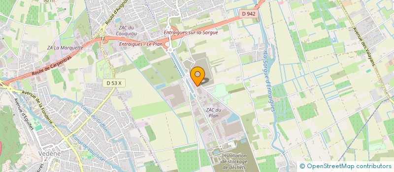 localisation de l'entreprise AVN&CO à ENTRAIGUES-SUR-LA-SORGUE