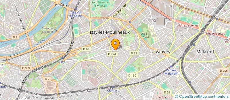 localisation de l'entreprise AVNEER à ISSY-LES-MOULINEAUX