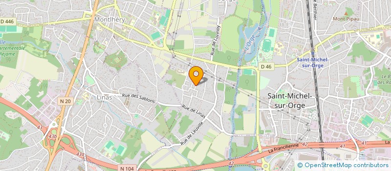 localisation de l'entreprise AVNIR'IT à LONGPONT-SUR-ORGE