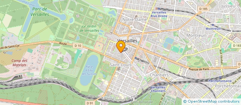 localisation de l'entreprise AVO 4 à VERSAILLES