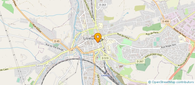 localisation de l'entreprise AVO à LISIEUX