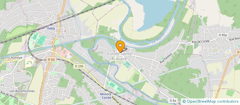 localisation de l'entreprise AVO ABADIE VOITURES OCCASION à ESBLY