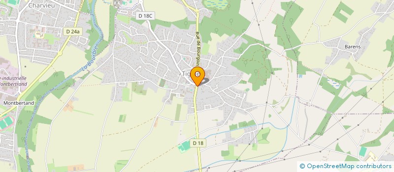 localisation de l'entreprise AVO HABITAT à TIGNIEU-JAMEYZIEU