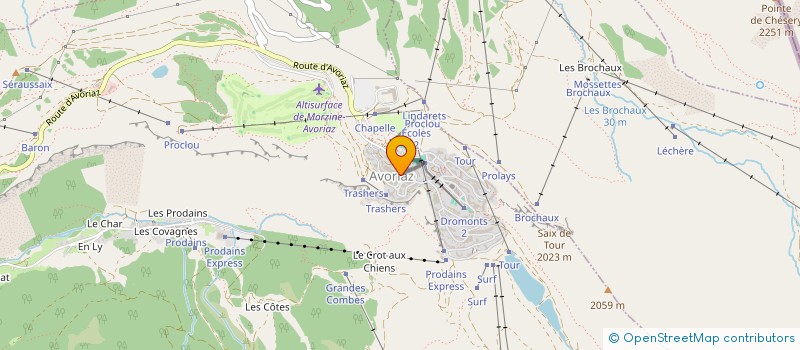 localisation de l'entreprise AVO RENOV  MORZINE