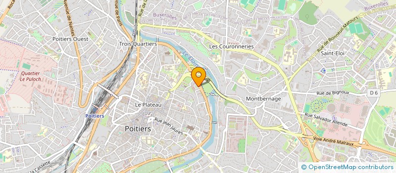 localisation de l'entreprise AVOC'ENFANTS à POITIERS