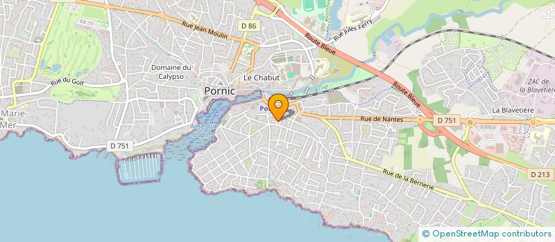 localisation de l'entreprise AVOCAP 5 à PORNIC