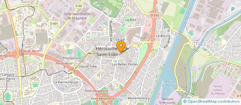 localisation de l'entreprise AVOCAPULP à HEROUVILLE-SAINT-CLAIR