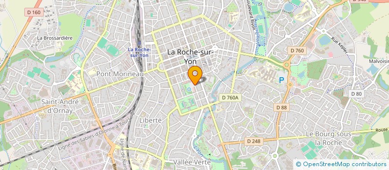 localisation de l'entreprise AVOCARE à LA ROCHE-SUR-YON