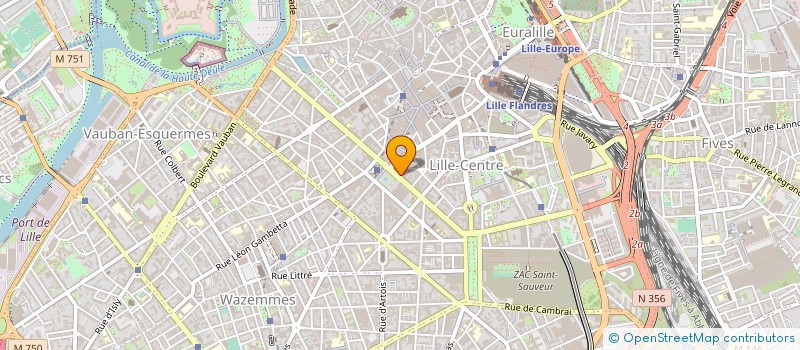 localisation de l'entreprise AVOCATEAM à LILLE