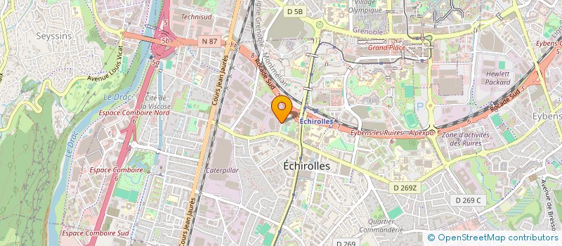 localisation de l'entreprise AVOCATION à ECHIROLLES